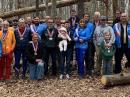 Group photo of competitors and volunteers at the 2022 USA ARDF Championships. [Photo courtesy of Adalia Schafrath-Craig]